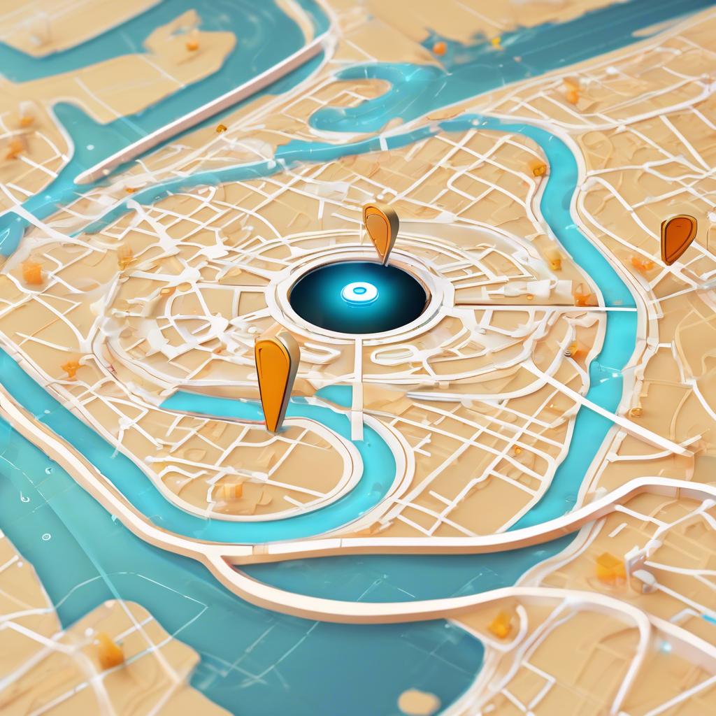 AI Navigation System Icon