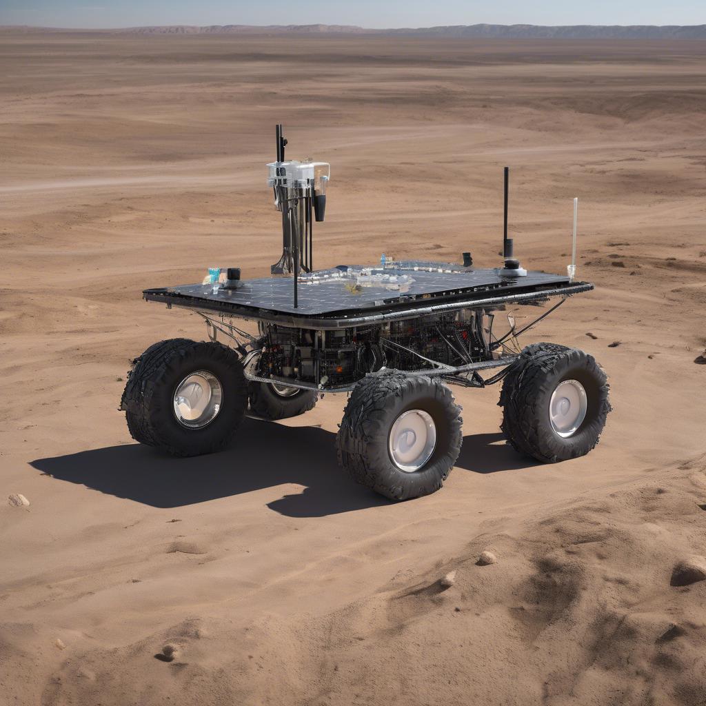 Autonomous vehicle operating in an oil field